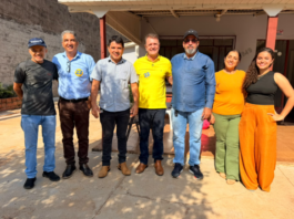 Luizinho Goebel fortalece mobilização do 22 em Corumbiara ao lado de lideranças estaduais e municipais